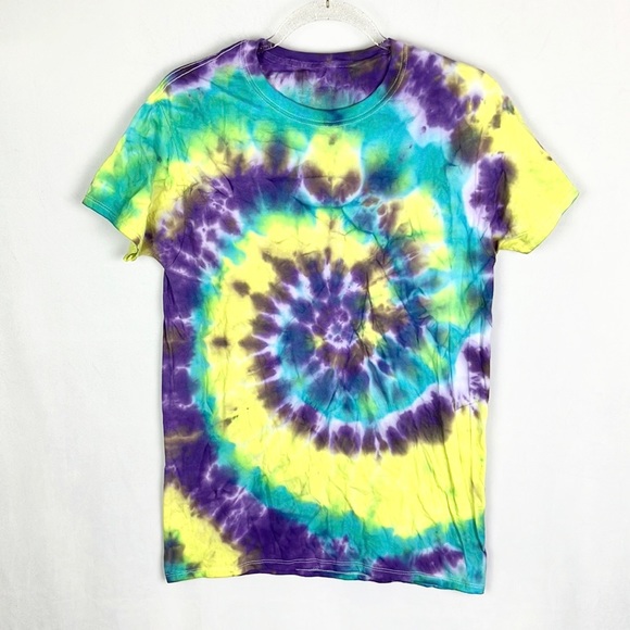thumbnail image 2 of Tie Dye Graphic Tees Men's Tie Dye T Shirts | Loose Fit Graphic Tees Short Sleeve Comfortable Travel Tops Where To Buy Tie Dye Shirts 2 of 12